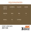 AK Interactive AK11125 Grey-Brown, 17 ml akril makett festék