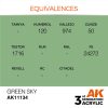 AK Interactive AK11134 Green Sky, 17 ml akril makett festék