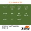 AK Interactive AK11149 Intermediate Green, 17 ml akril makett festék