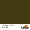 AK Interactive AK11157 US Dark Green, 17 ml akril makett festék