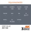 AK Interactive AK11165 Grey-Blue, 17 ml akril makett festék