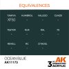 AK Interactive AK11173 Ocean Blue, 17 ml akril makett festék