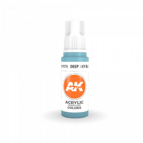 AK Interactive AK11176 Deep Sky Blue, 17 ml akril makett festék