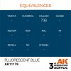 AK Interactive AK11178 Fluorescent Blue, 17 ml akril makett festék