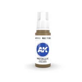   AK Interactive AK11193 Rusty Gold, 17 ml akril makett festék