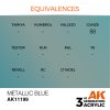 AK Interactive AK11199 Metallic Blue, 17 ml akril makett festék