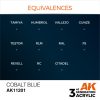 AK Interactive AK11201 Cobalt Blue, 17 ml akril makett festék