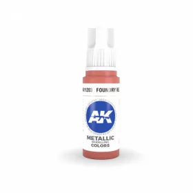   AK Interactive AK11203 Foundry Red, 17 ml akril makett festék