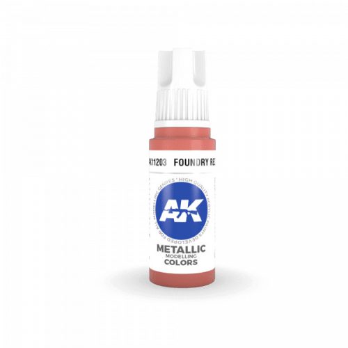 AK Interactive AK11203 Foundry Red, 17 ml akril makett festék