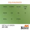 AK Interactive AK11205 Metallic Green, 17 ml akril makett festék