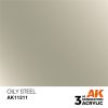 AK Interactive AK11211 Oily Steel, 17 ml akril makett festék