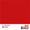 AK Interactive AK11213 Clear Red, 17 ml akril makett festék