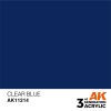 AK Interactive AK11214 Clear Blue, 17 ml akril makett festék