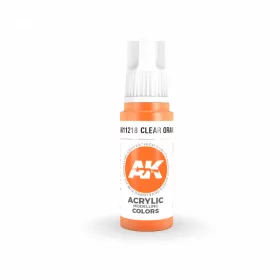   AK Interactive AK11218 Clear Orange, 17 ml akril makett festék