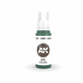   AK Interactive AK11226 Dark Green INK, 17 ml akril makett festék