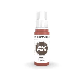   AK Interactive AK11227 Penetrating Red INK, 17 ml akril makett festék