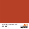 AK Interactive AK11227 Penetrating Red INK, 17 ml akril makett festék