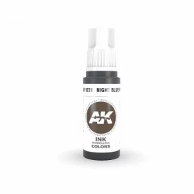   AK Interactive AK11228 Night Blue INK, 17 ml akril makett festék