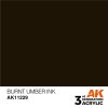 AK Interactive AK11229 Burnt Umber INK, 17 ml akril makett festék