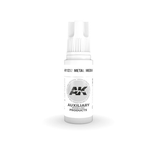 AK Interactive AK11232 Metal Medium, 17 ml akril makett festék