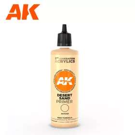   AK Interactive AK11248 Desert sand surface Primer 100ml - akril alapozó makett festék