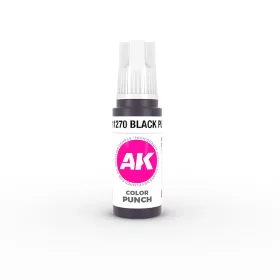   AK Interactive AK11270 Black Purple COLOR PUNCH 17 ml akril makett festék