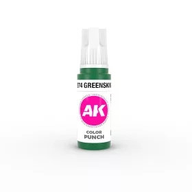   AK Interactive AK11274 Greenskin Punch COLOR PUNCH 17 ml akril makett festék