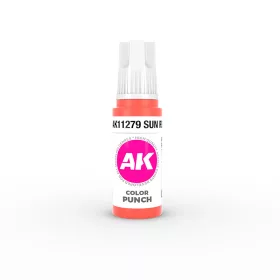   AK Interactive AK11279 Sun Red COLOR PUNCH 17 ml akril makett festék