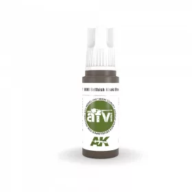  AK Interactive AK11301 WWI British Khaki Brown Base 17 ml akril makett festék