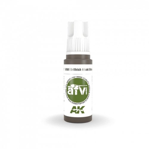 AK Interactive AK11301 WWI British Khaki Brown Base 17 ml akril makett festék