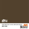 AK Interactive AK11301 WWI British Khaki Brown Base 17 ml akril makett festék