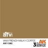 AK Interactive AK11302 WWI French Milky Coffee 17 ml akril makett festék