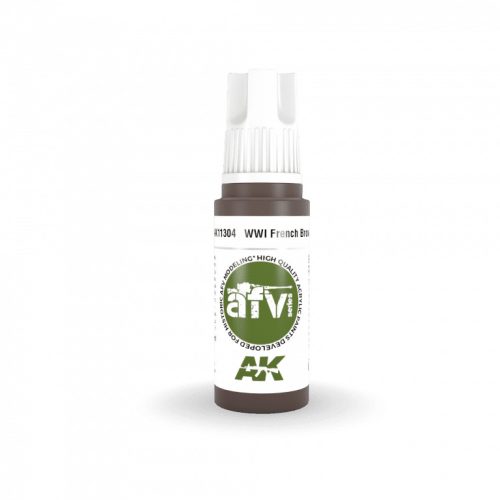 AK Interactive AK11304 WWI French Brown 17 ml akril makett festék