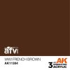 AK Interactive AK11304 WWI French Brown 17 ml akril makett festék