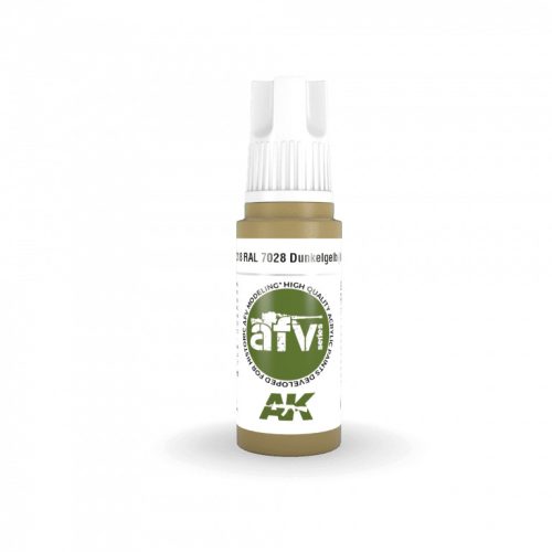 AK Interactive AK11318 RAL 7028 Dunkelgelb (Initial) 17 ml akril makett festék