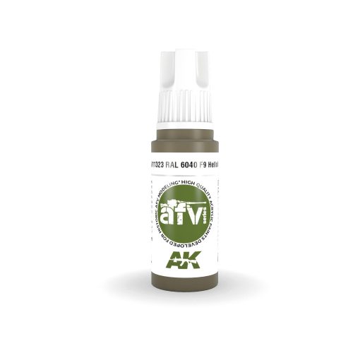 AK Interactive AK11323 RAL 6040 F9 Helloliv 17 ml akril makett festék