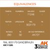 AK Interactive AK11326 RAL 8031 F9 Sandbraun 17 ml akril makett festék