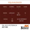 AK Interactive AK11329 RAL 8013 Rotbraun 17 ml akril makett festék