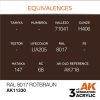 AK Interactive AK11330 RAL 8017 Rotbraun 17 ml akril makett festék