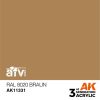 AK Interactive AK11331 RAL 8020 Braun 17 ml akril makett festék