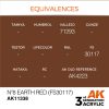 AK Interactive AK11338 Nº8 Earth Red (FS30117) 17 ml akril makett festék