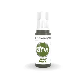   AK Interactive AK11339 Nº9 Olive Drab (FS33070) 17 ml akril makett festék