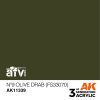 AK Interactive AK11339 Nº9 Olive Drab (FS33070) 17 ml akril makett festék