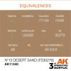 AK Interactive AK11340 Nº13 Desert Sand (FS30279) 17 ml akril makett festék