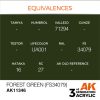 AK Interactive AK11346 Forest Green (FS34079) 17 ml akril makett festék