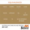 AK Interactive AK11347 Australian Camouflage Brown 17 ml akril makettfesték