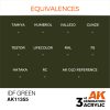 AK Interactive AK11355 IDF Green 17 ml akril makett festék