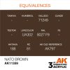 AK Interactive AK11359 NATO Brown 17 ml akril makett festék