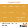 AK Interactive AK11362 British Sand Yellow 17 ml akril makett festék