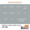 AK Interactive AK11365 French Army Grey-Blue 17 ml akril makett festék